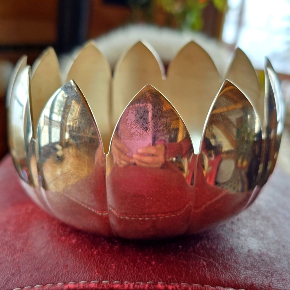 Vintage Reed and Barton Lotus Flower Bowl